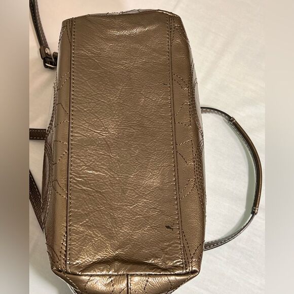 Coach Green Patent Leather Shoulder Bag - Picture 11 of 14